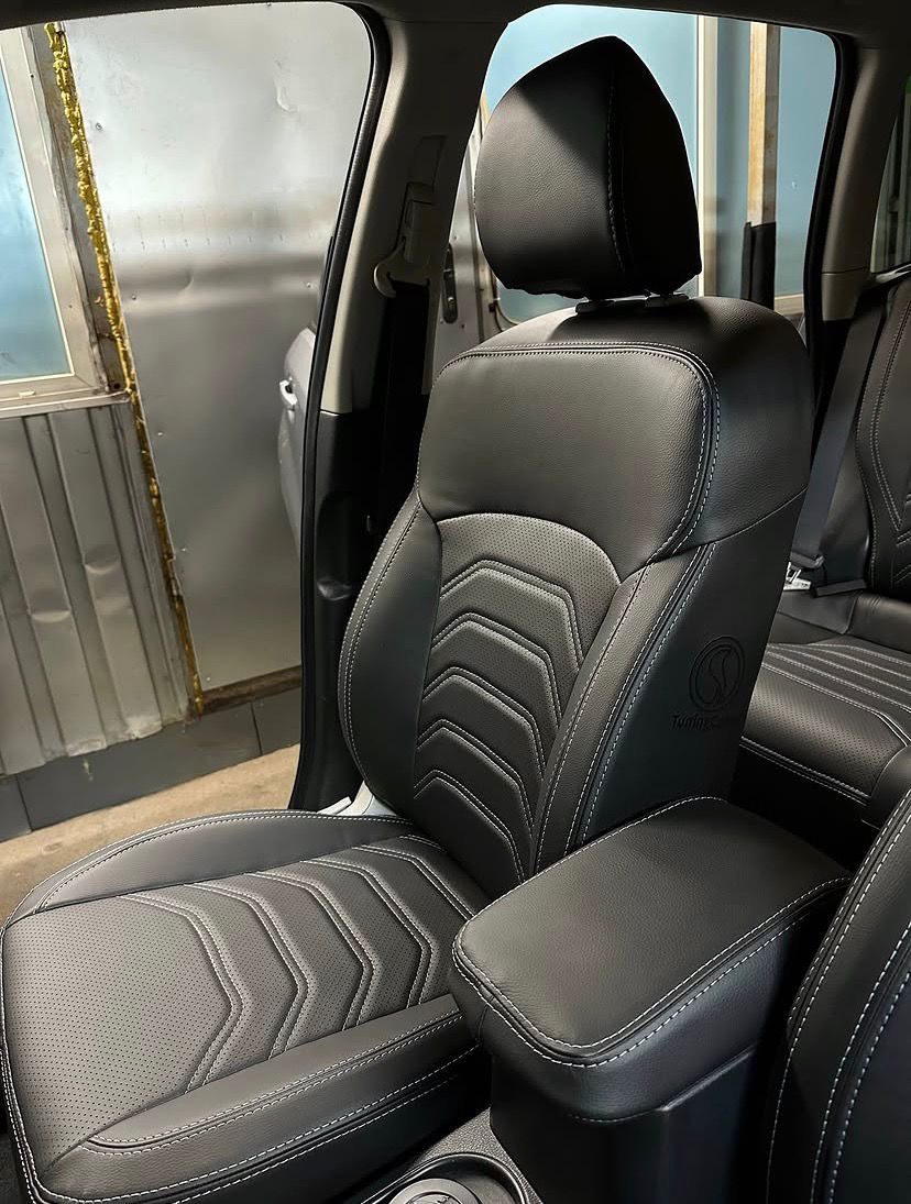 Saloon — full ECO leather chevron quilt